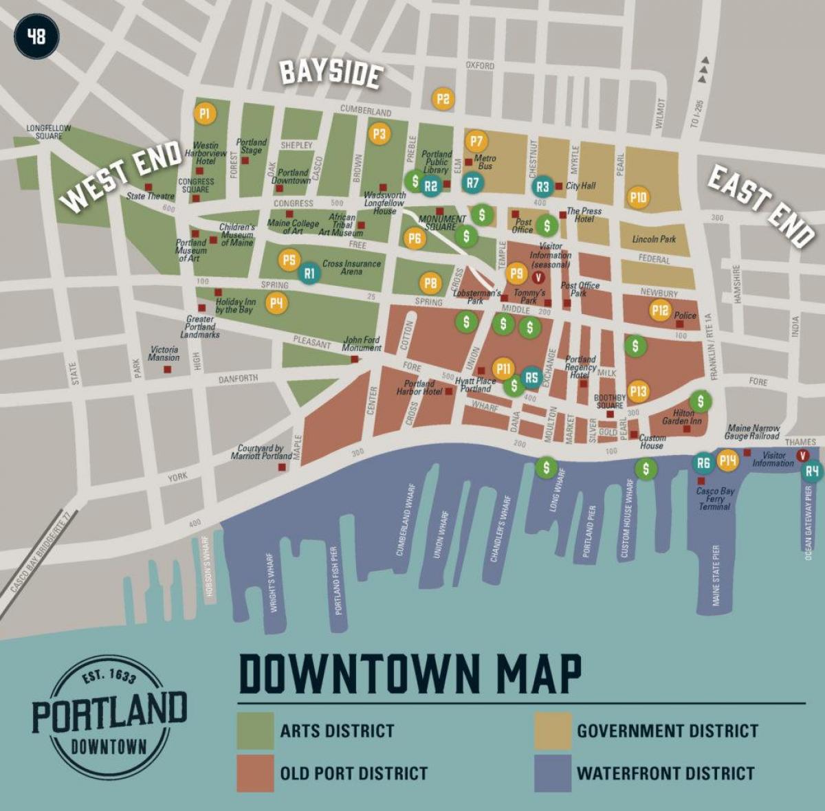 karta program Portland